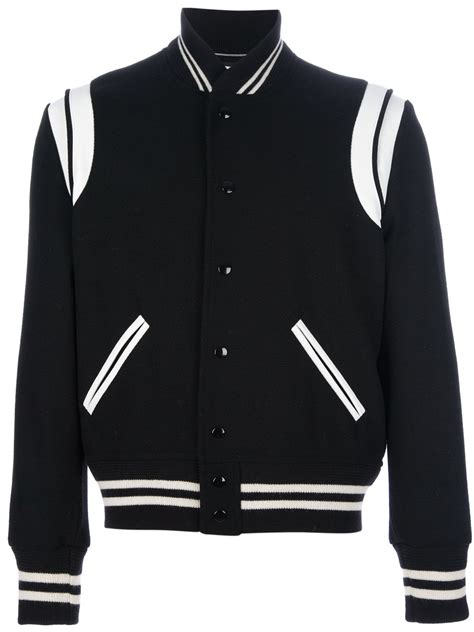 replica saint laurent teddy jacket|saint laurent bomber jacket men.